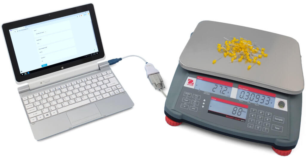 232key Pro software with Ohaus counting scale