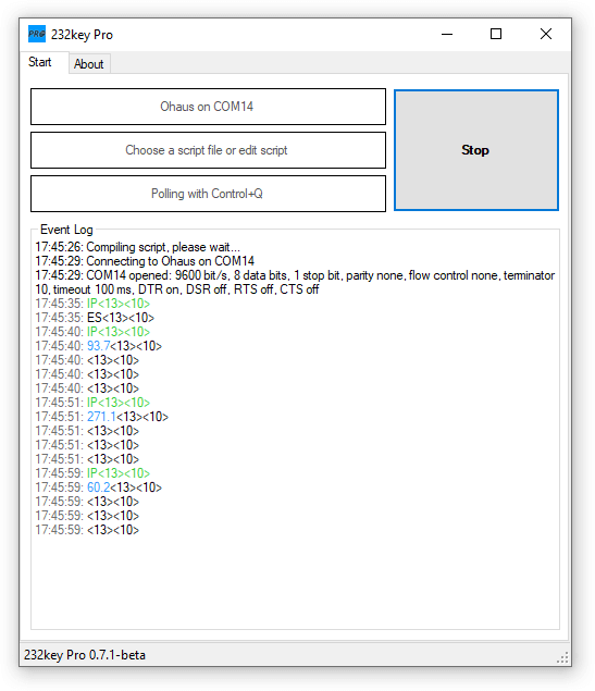 232key polling with hotkey (event log)