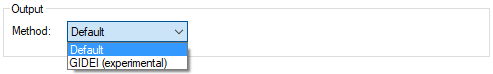 232key Pro Output Method: Default or GIDEI