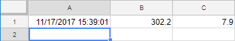 Date, time, net weight and tare weight captured from Ohaus Scout STX using a regular expression
